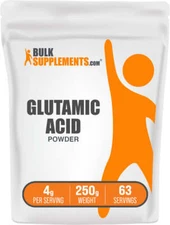 BulkSupplements L-Glutamic Acid Powder - 4g per Serving