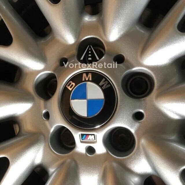 For BMW ALLOY WHEEL CENTRE CAPS E90 E92 1,3,5,6,7,X5 M3 Z4 68mm X4pcs