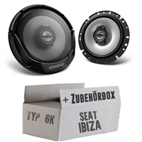 Kenwood Lautsprecher FüR Seat Ibiza 6K FL Front Boxen 16Cm 2-Wege Koax-Einbauset