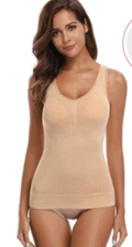 Woman Ocean Shaper Camis set of 3 White, Beige, Black Size Small