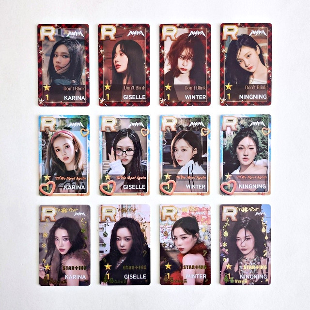 (On Hand) Aespa SUPER STAR Superstar SMTOWN BEST 1 STAR+ING WINTER Photocard