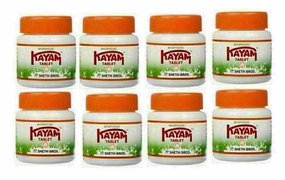 8 x Kayam Churan Ayirvedische Tabletten 30 Tabletten gegen Verstopfung...