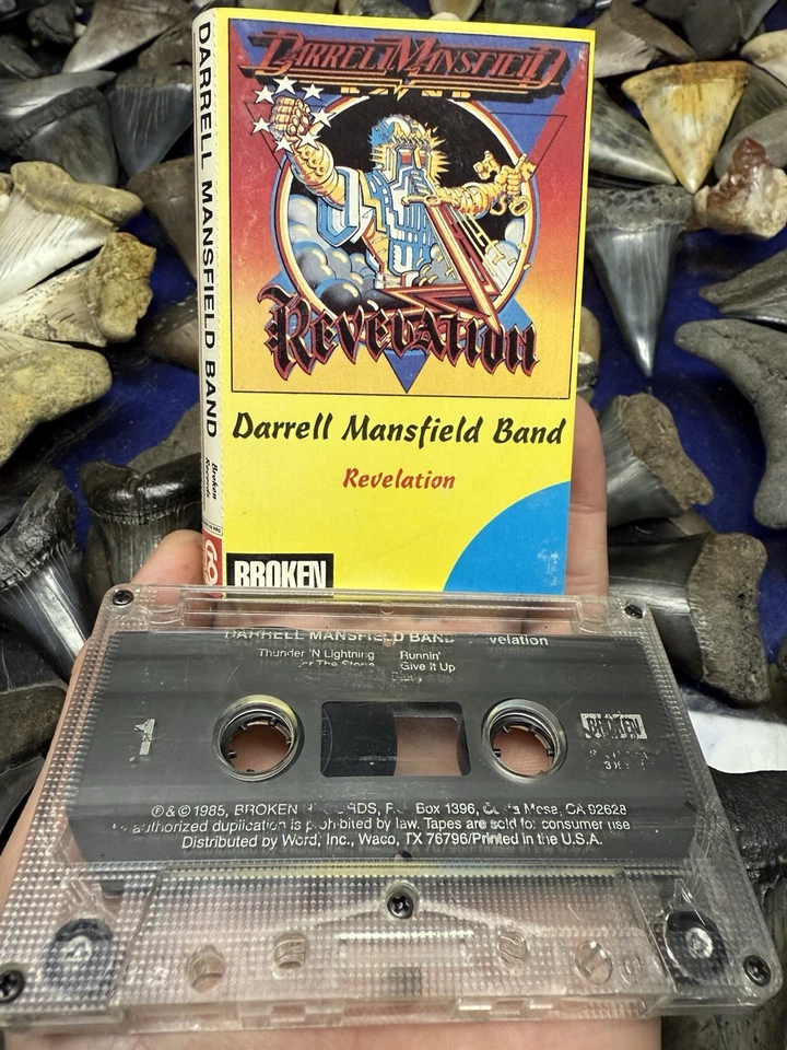 1985 DARRELL MANSFIELD BAND REVELATION HEAVY METAL ROCK CASSETTE CALIFORNIA RARE Foto 2 de 4
