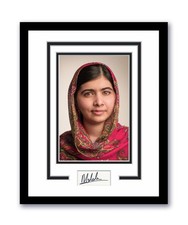 Malala Yousafzai Autographed Signed 11x14 Framed Photo ACOA