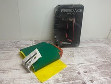 Set of 3 Theraband 5 ft Long Resistance Band Physical Therapy Red Green Yellow