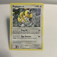 Regigigas DP40 Diamond and Pearl Holo SWIRL Pokemon TCG on eBay