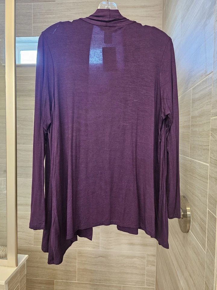 Frost Of Closet - Tejido Púrpura - Chaqueta Blazer Cubre - Peso Ligero - NUEVO Foto 2 de 2