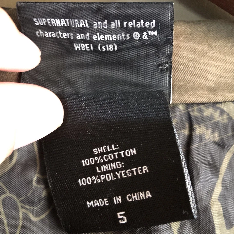 Chaqueta cargo para mujer Supernatural Dad's Journal talla grande 5 tema candente exclusiva Foto 4 de 4