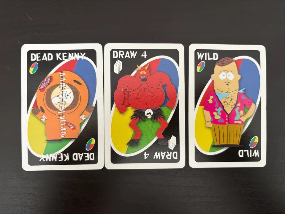 VINTAGE South Park UNO Special Edition COMPLETE SET Card Game - Image 3 of 4
