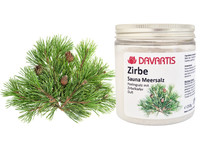 (31,80 Eur/Kg) Davartis - Sauna Meersalz Peelingsalz Zirbe 250G - Zirbelkiefer