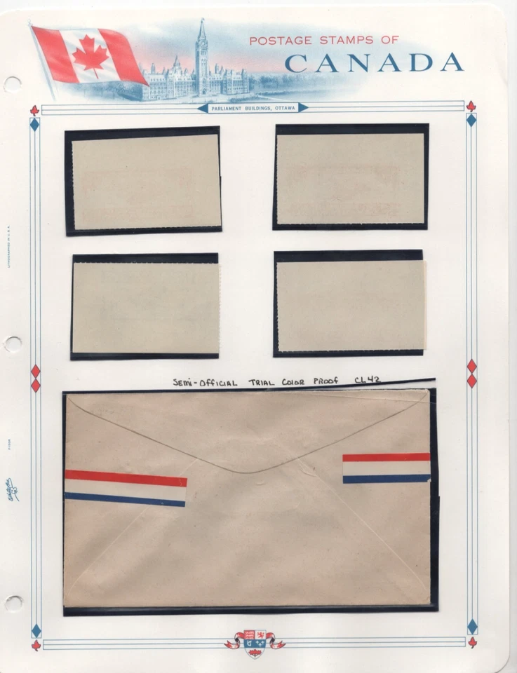 CANADA 1926-1930 AIR POST SEMI-POSTAL STAMPS & 3 COVERS SC. #LC13, LC42, LC46 - Image 4 of 4