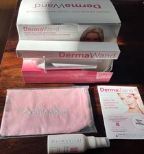 NEW DermaWand Anti Aging, Pre-Treatment, Storage Bag, Guide