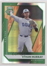 2021 Panini Elite Extra Edition Status Green 218/499 Ethan Murray #147 uk2