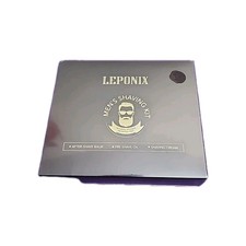 LEPONIX Shaving Kit for Men Pre Shave Oil Shav Ceeam After Shave Balm Free Ship
