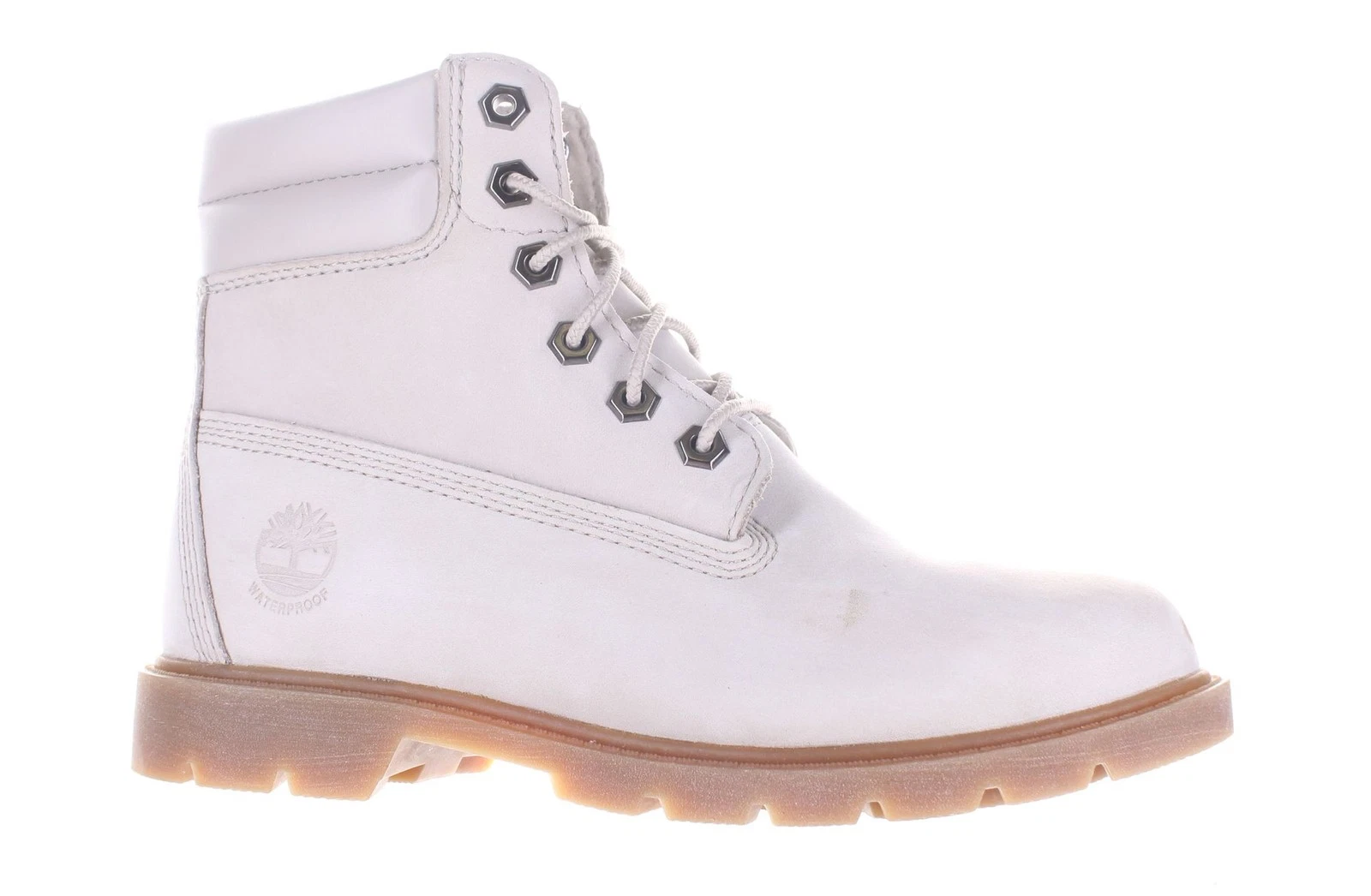 Timberland Stivali da donna in legno di tiglio beige alla moda taglia 6 (7831526)