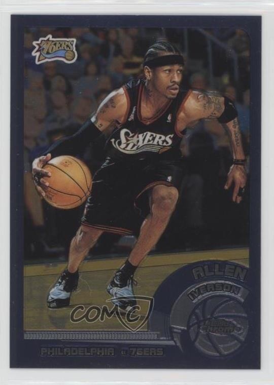 2002-03 Topps Chrome Allen Iverson #3 HOF 1q9