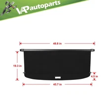 For Nissan Murano 2.0L 2025-2026 Retractable Trunk Cargo Cover Security Shield