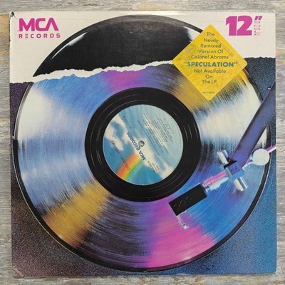 PROMO Colonel Abrams Speculation 12  MCA 23670 Hype Sticker VG+/EX 1986 Remix