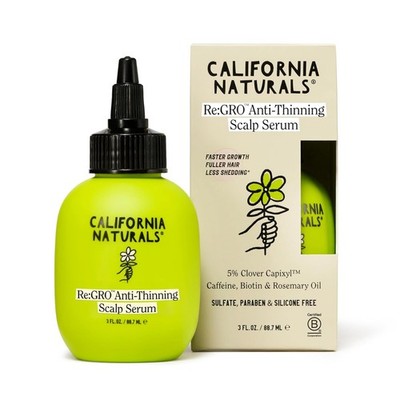 California Naturals Women's Anti-Thinning Scalp Serum, 5% Capixyl, Biotin