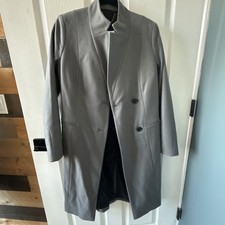 Allsaints Size 0 Sidney Eiffel Grey Wool Coat NWT