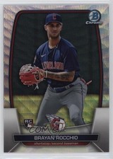 2023 Bowman Chrome Wave Refractor 50/100 Brayan Rocchio #26 0p83