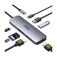USB C Docking Station Dual HDMI Monitor, USB C to Dual HDMI Ada... FAST USA SHIP