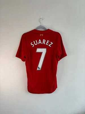 Liverpool Suarez Football Shirt 2012/13 Home Small - Image 1 of 4