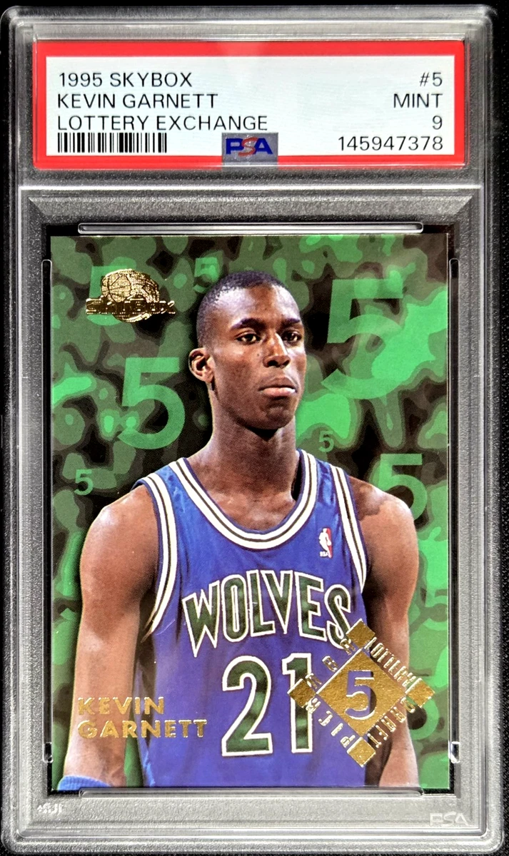 Kevin Garnett Professional Sports Authenticator (PSA) Basketball