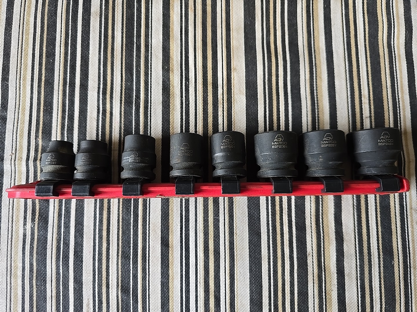 Matco Tools Shallow ADV Impact Socket Set 5/16-3/4 (USED) 8pc