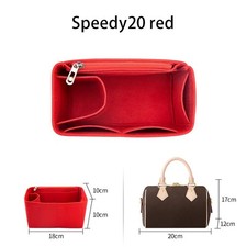 Felt Bag Organizer Insert for Speedy 20 25 30 35 Handbag Inner Tote