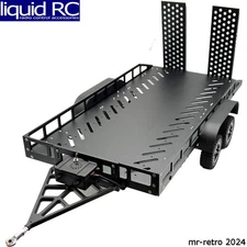 Bolink 5000 1:10 Scale Full Metal Trailer with LED Lights (Black)