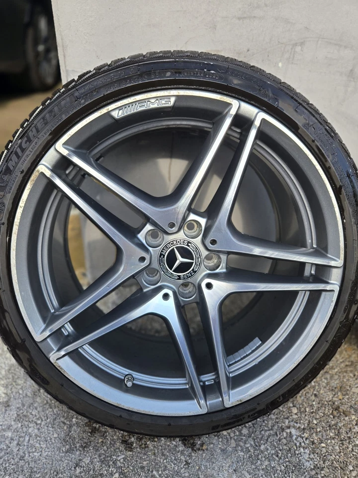 4x Mercedes W205 C63 AMG Winterkompletträder 245/35R19 265/35R19 - Bild 4 von 4