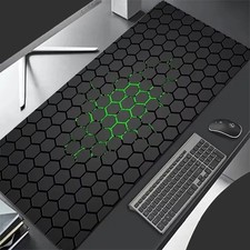 XXL Hexagon Mouse Pad Large Soft Rubber Desk Mat for Gaming Office Keyboard