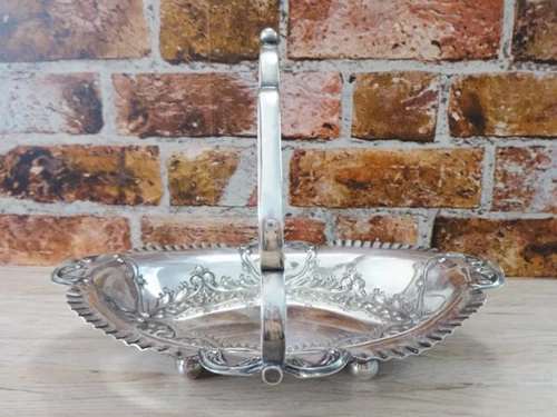 Antique Silver plated basket