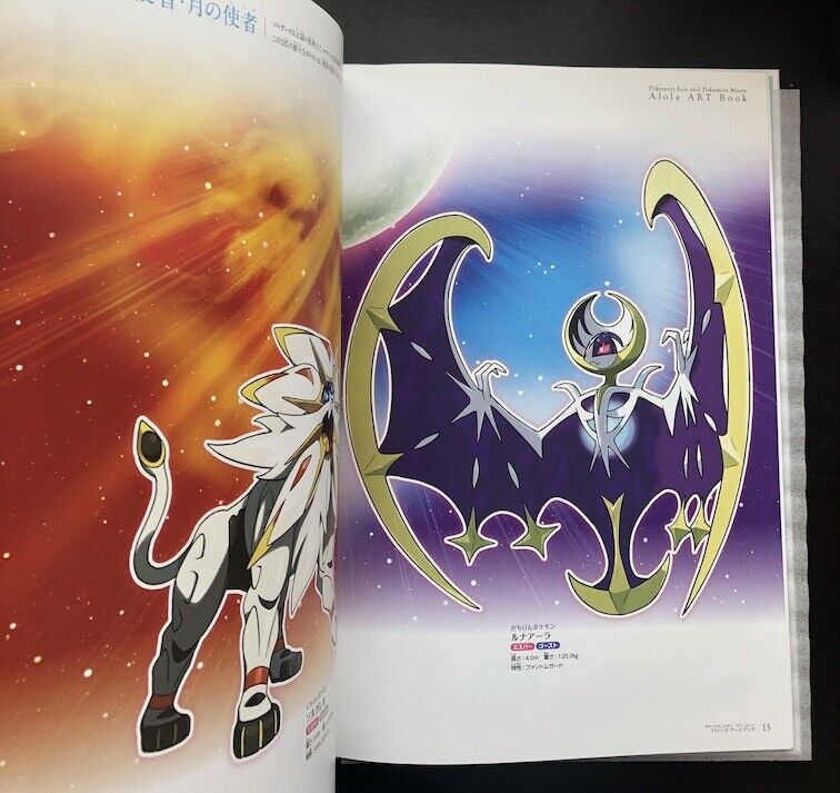 Pokémon Sun and Pokémon Moon Alola ART Book by Pokémon Company  International