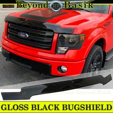 2009 2010 2011 2012 2013 2014 FORD F150 OE Style BLACK Bugshield Hood Deflector
