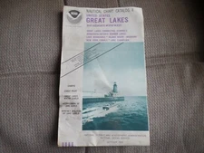 Vintage Nautical Chart Catalog 4 US Great Lakes & adjacent waterways Chart 1983