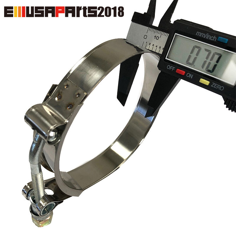 3" To 2.5" Inch Silicone Reducer Coupler Turbo Pipe Black +2x - Foto 4