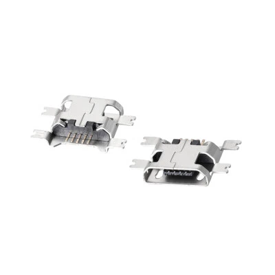 UXCELL 10PCS Micro USB Female Socket Connector Port, 5-Pin DIP 180 Degree Replacement