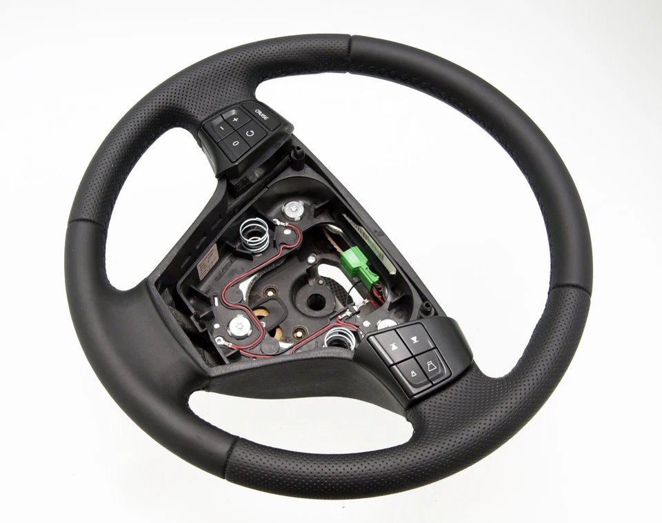 Lenkrad beziehen mit Leder für Volvo V50 JAHR 2010 NEU LEDER - Bild 4 von 4