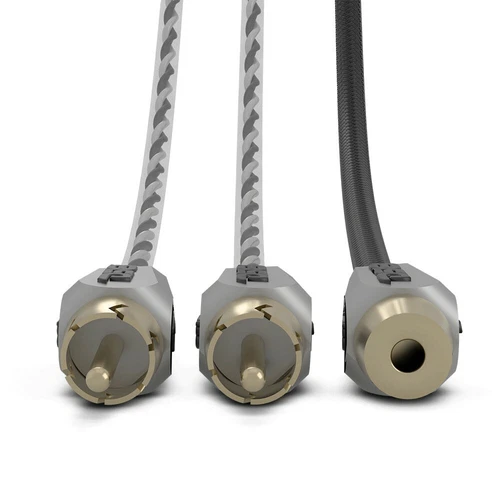 DS18 HQRCA1F2MKIT RCA Y Adapter - Thumbnail 2