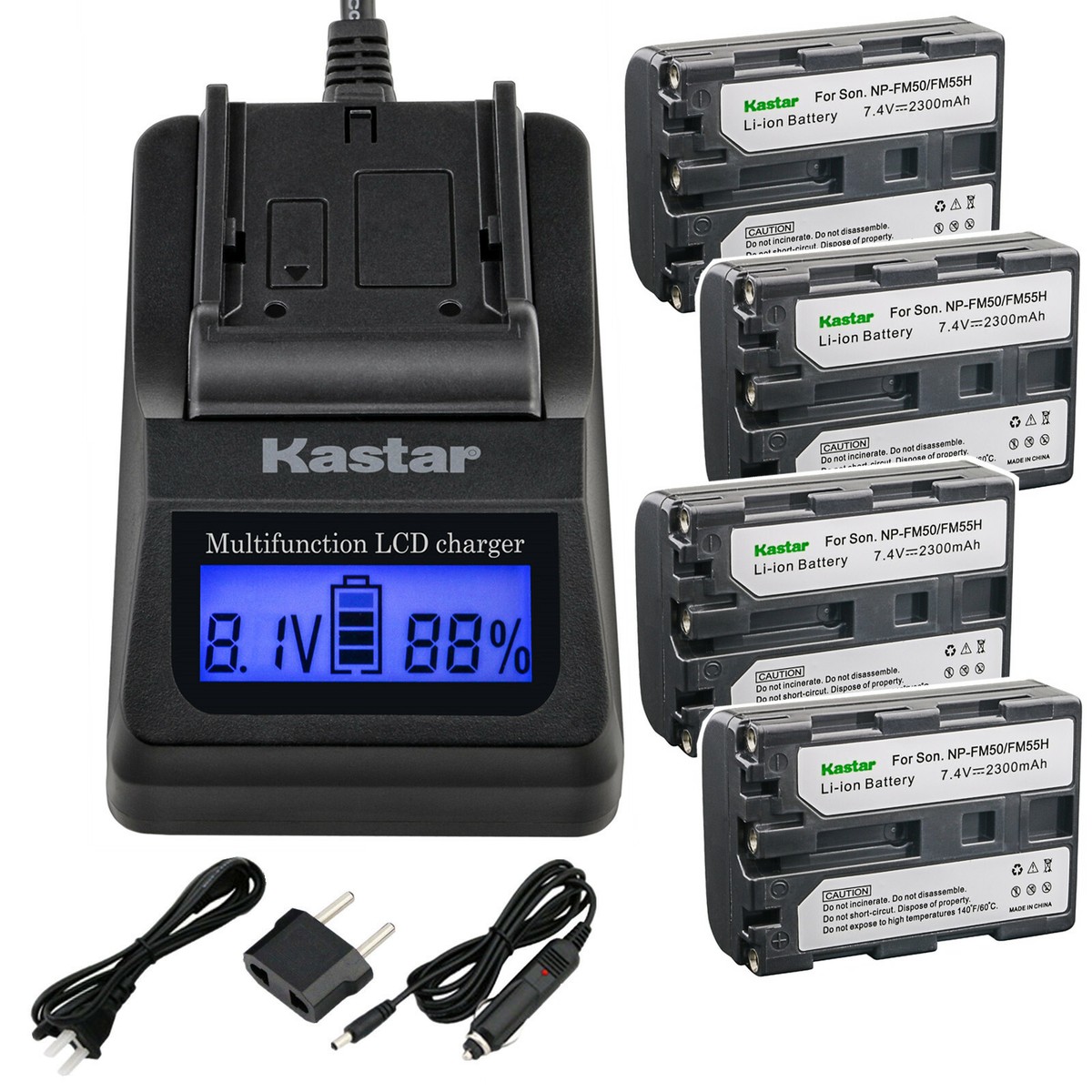 Aazon.co: Kastar 1-Pack NP-FH50 Battery and LTD2 USB Charger Replaceent for Sony DCR-SR36
