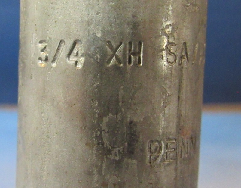 Lot of (7) Penn 3/4" x 6" Nipple Stainless Steel A312/304L Sch 80 PE x MNPT USA