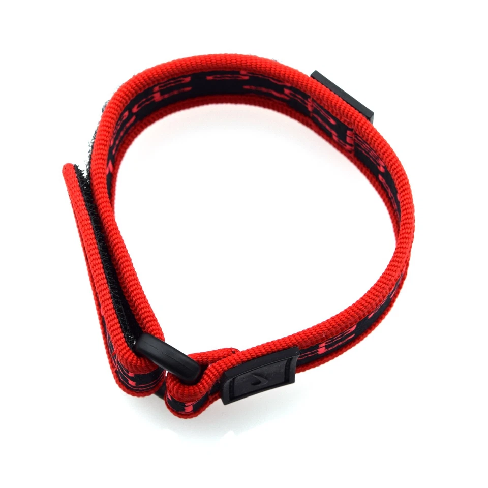 Correa de reloj deportivo Nike 22 mm negra y roja correa cierre de gancho y bucle Foto 3 de 3