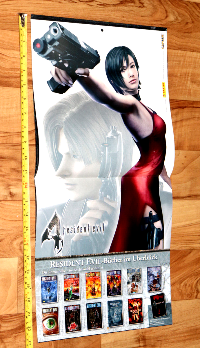 2007 Resident Evil 4 Very Rare German Calendar Capcom Ada Wong