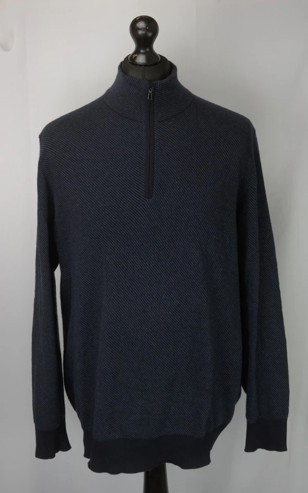 Loro Piana Roadster Pull Mezzocollo Cashmere Sweater Mens Size 54 Jumper FAG4525 - Image 3 of 4