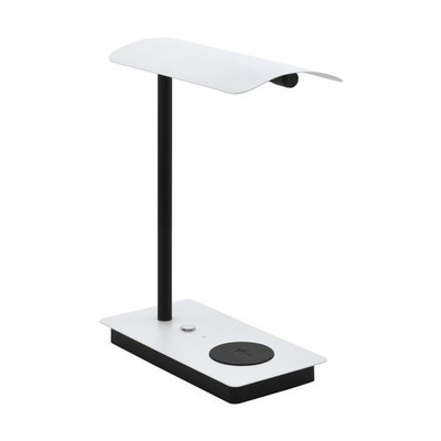 LED Tischlampe Nachttischlampe dimmbar Stahl, Kunststoff in weiss, schwarz