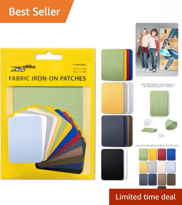 #ad #ad Assorted 14 Piece Cotton Iron On Patch Set Repair amp; Customize with Ease $19.99
