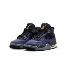 GRD SCHOOL AIR JORDAN 4 RETRO LAKERS LAKESHOW IMPERIAL PURPLE IB4171-500-SIZE 4