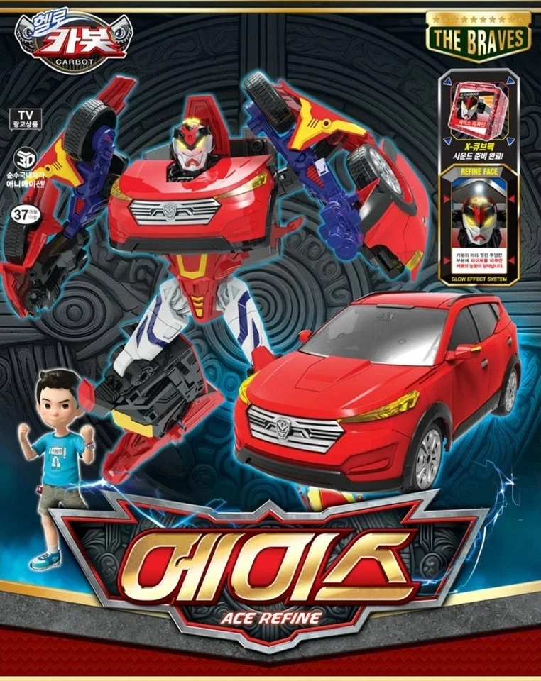 Hello Carbot The Braves ACE REFINE Transformador Robot Coche 2025 + Envío Express Foto 2 de 4